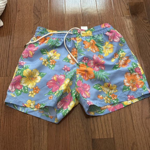 Polo Ralph Lauren Men's Hibiscus Traveler Swim Trunk - Picture 3 of 8
